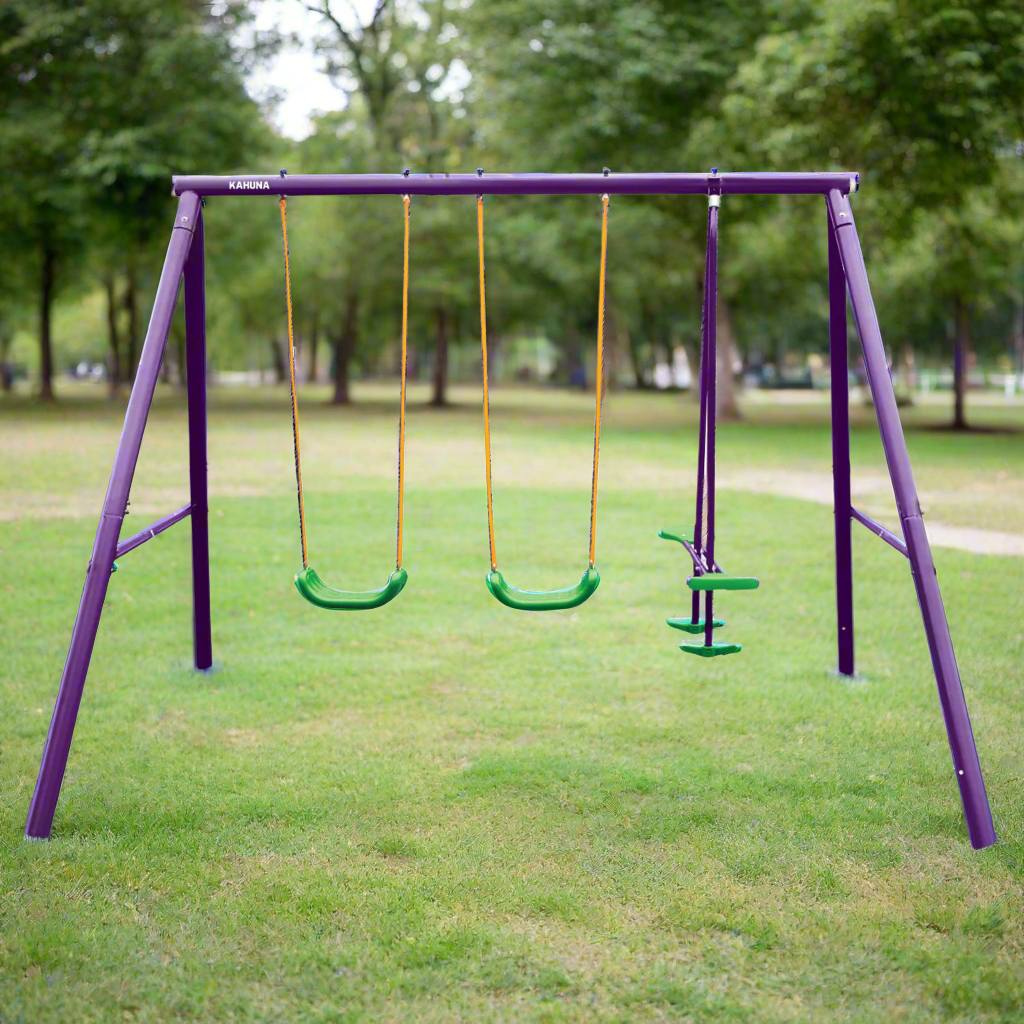 - Kahuna Kids Swing Set – Double Swings & Tandem Glider Lifespan Kids Baby & Kids > Baby & Kid's Toys > Outdoor Play Equipment