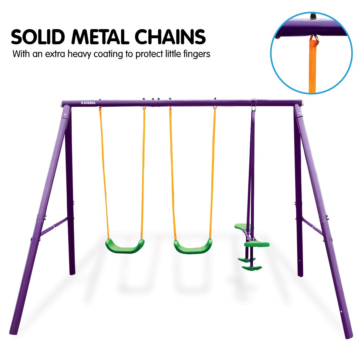 - Kahuna Kids Swing Set – Double Swings &amp; Tandem Glider Lifespan Kids Baby &amp; Kids &gt; Baby &amp; Kid&#39;s Toys &gt; Outdoor Play Equipment