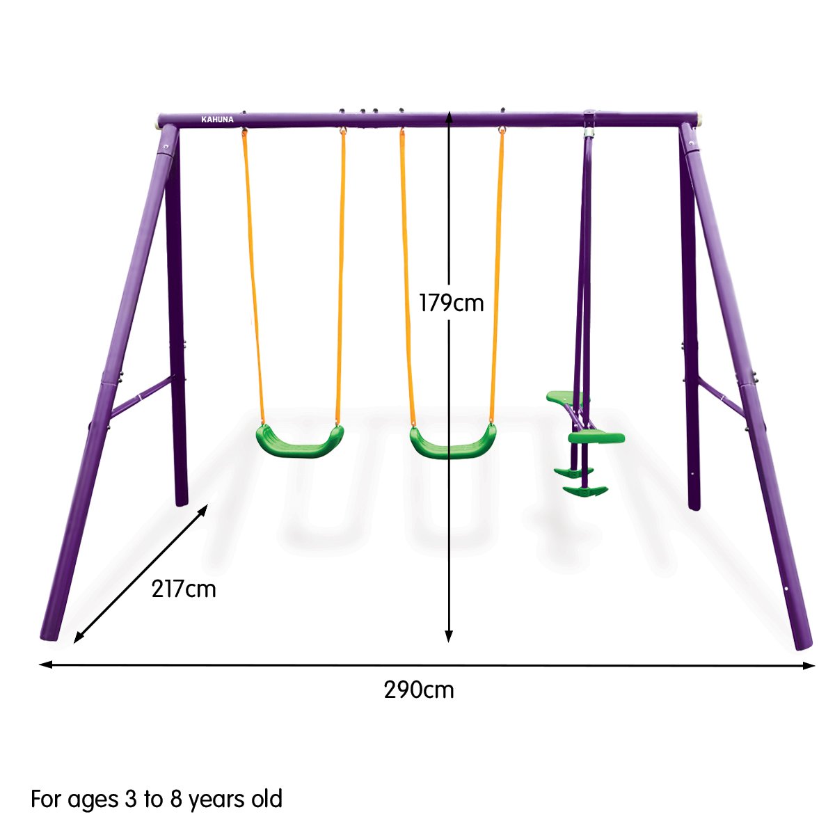 - Kahuna Kids Swing Set – Double Swings &amp; Tandem Glider Lifespan Kids Baby &amp; Kids &gt; Baby &amp; Kid&#39;s Toys &gt; Outdoor Play Equipment