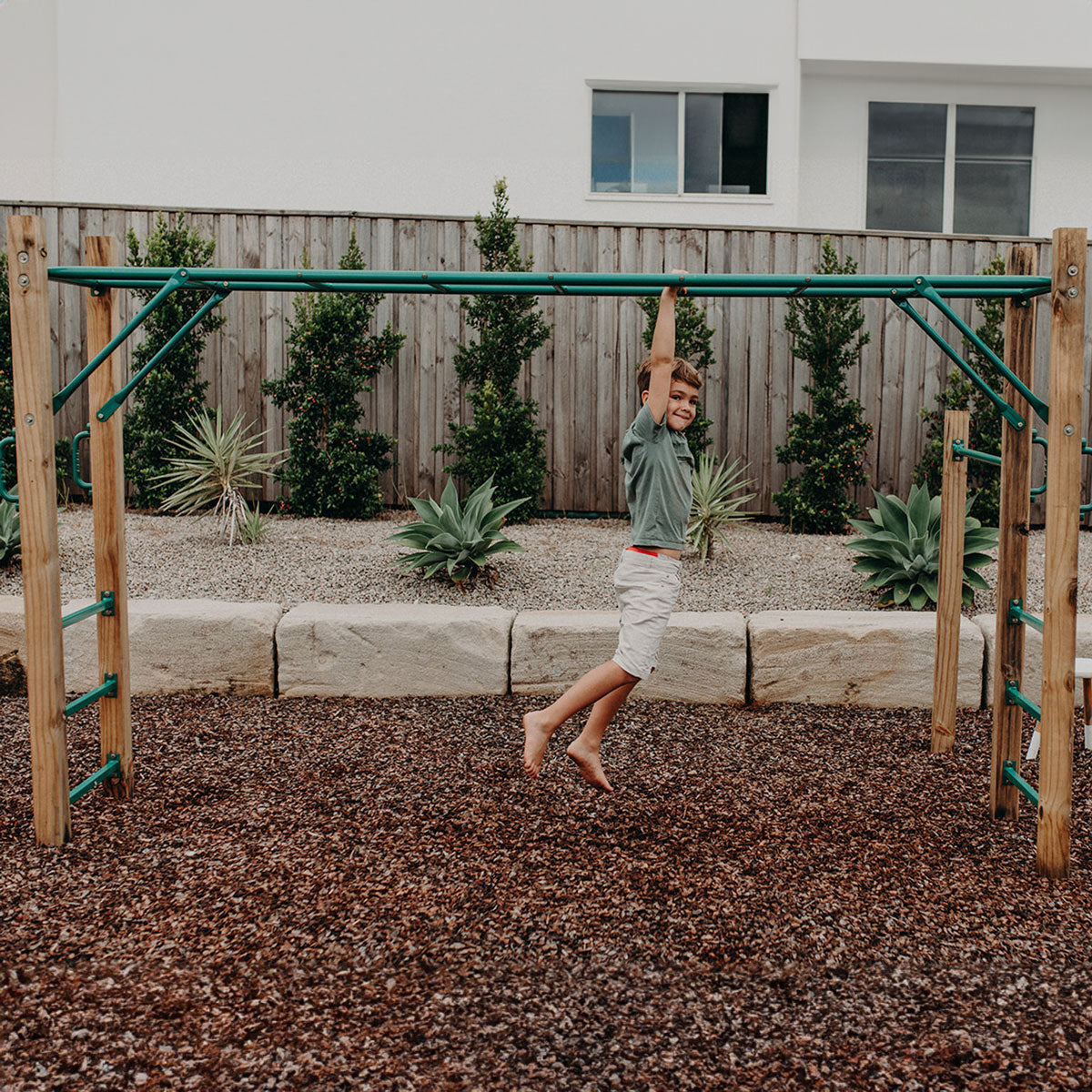 - Amazon 3.0m Wooden Monkey Bar Set – Outdoor Jungle Gym for Kids Lifespan Kids Baby & Kids > Baby & Kid's Toys > Outdoor Play Equipment