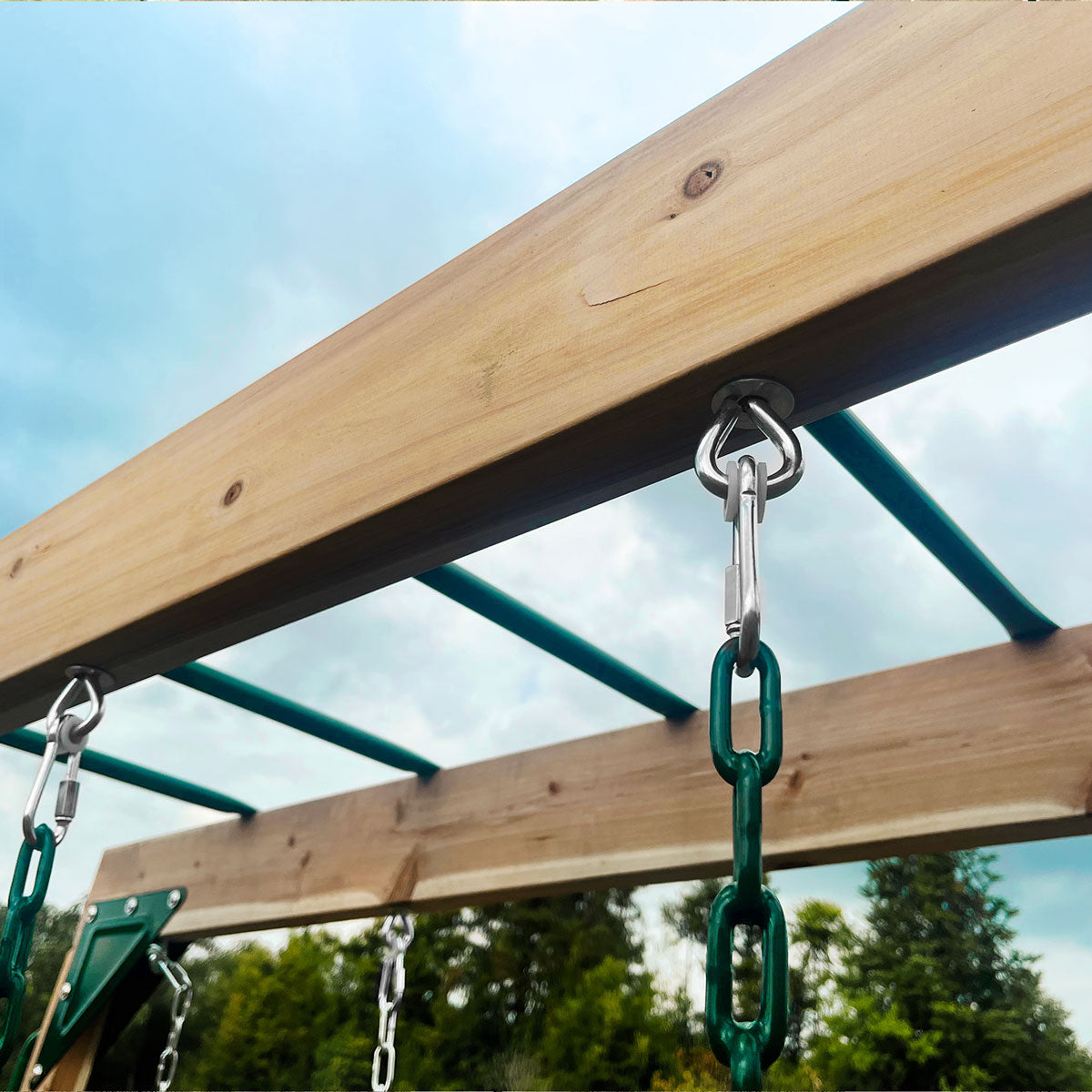 - Hybrid Swing & Monkey Bar Set – Timber Outdoor Play Centre Lifespan Kids Baby & Kids > Baby & Kid's Toys > Outdoor Play Equipment