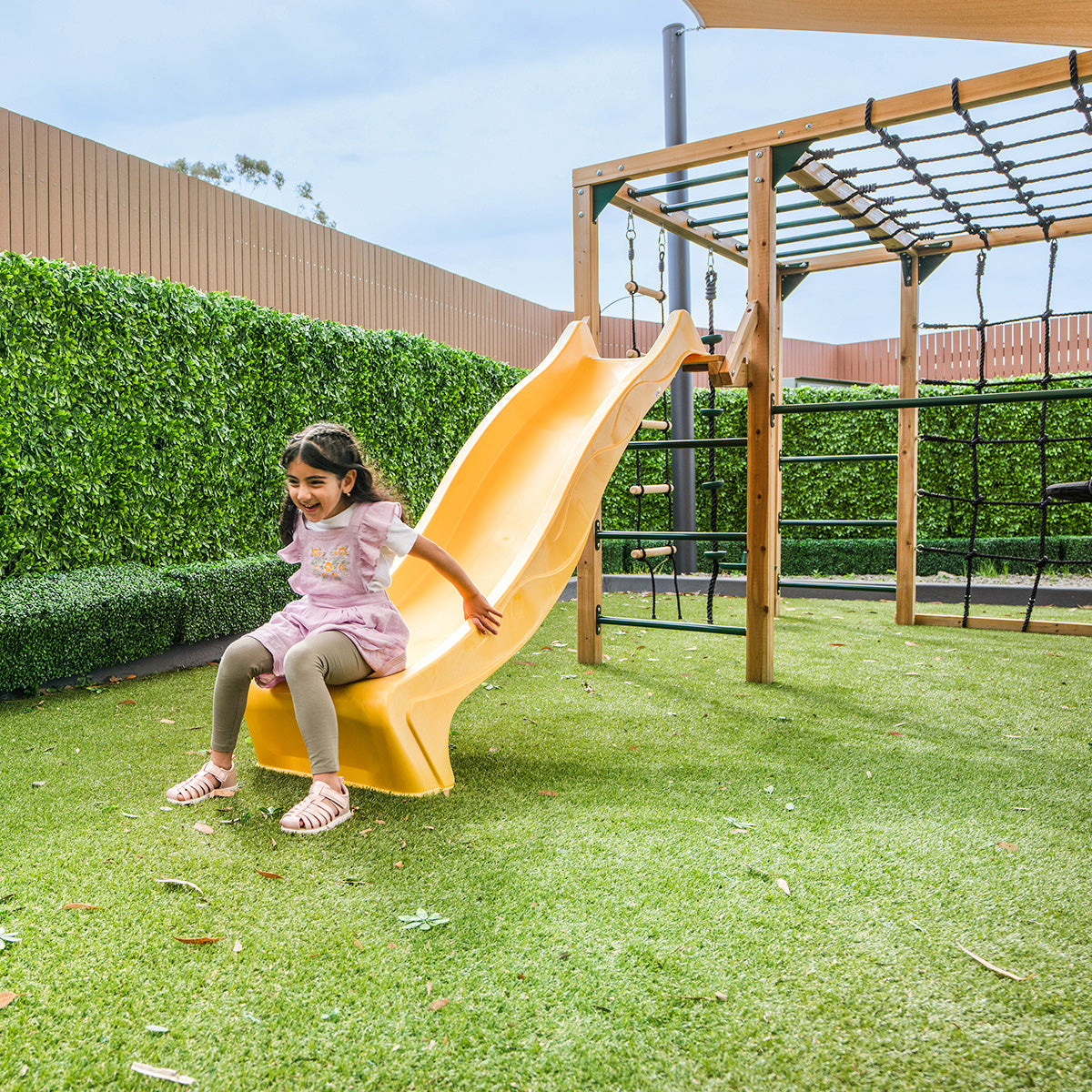- Ultimate Wooden Playground Set with Swings, Climbing & 2.2m Slide Lifespan Kids Baby & Kids > Baby & Kid's Toys > Outdoor Play Equipment