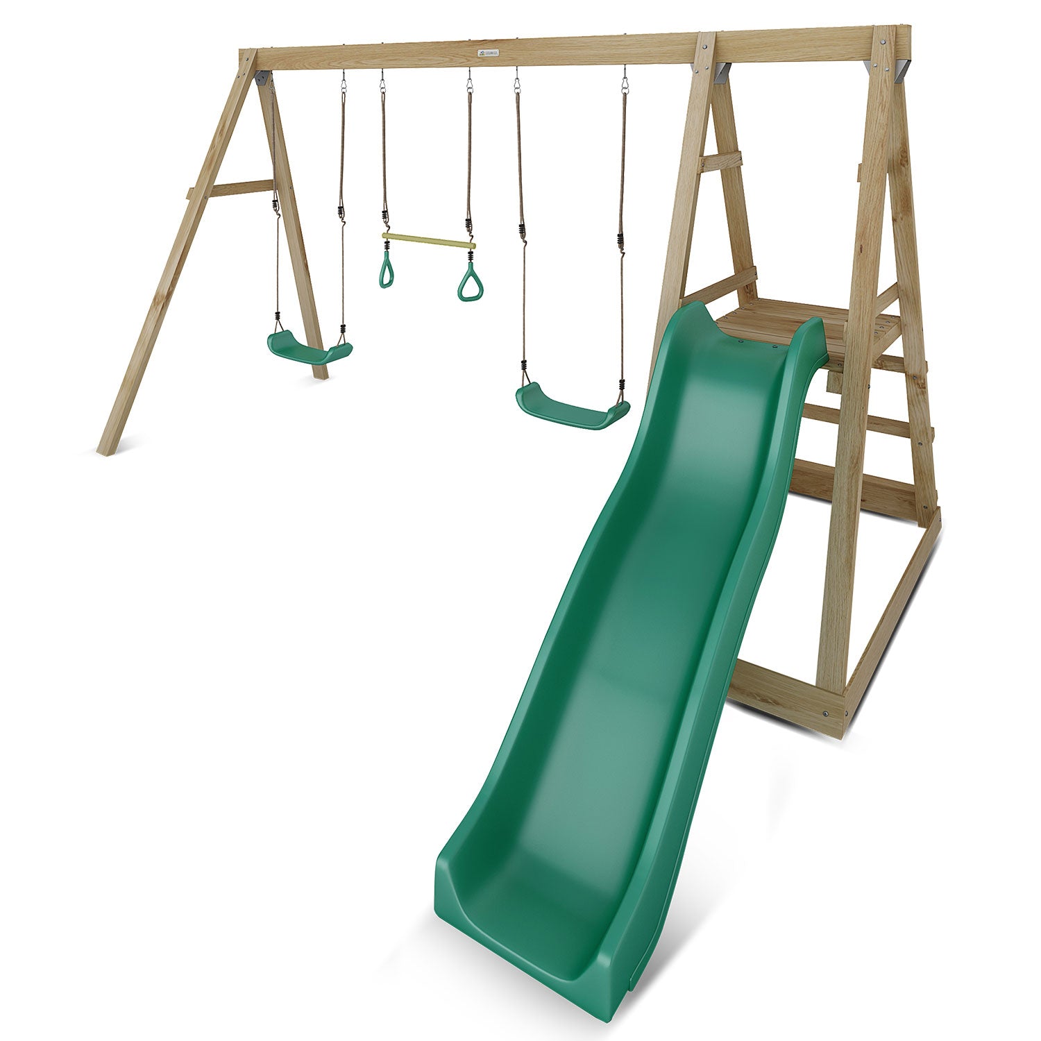 - Winston 4 Station Swing Set with Slide – Outdoor Wooden Play Centre Lifespan Kids Baby & Kids > Baby & Kid's Toys > Outdoor Play Equipment