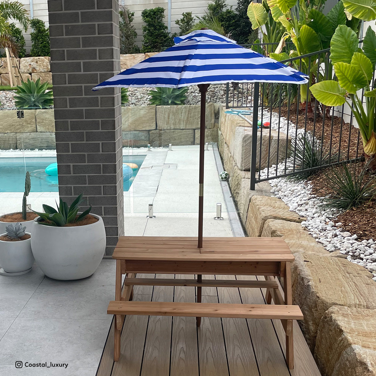 - Sand & Water Table with UV Umbrella - Bring outdoor fun to life Lifespan Kids Baby & Kids > Kid's Furniture > Kid's Tables, Chairs & Seats