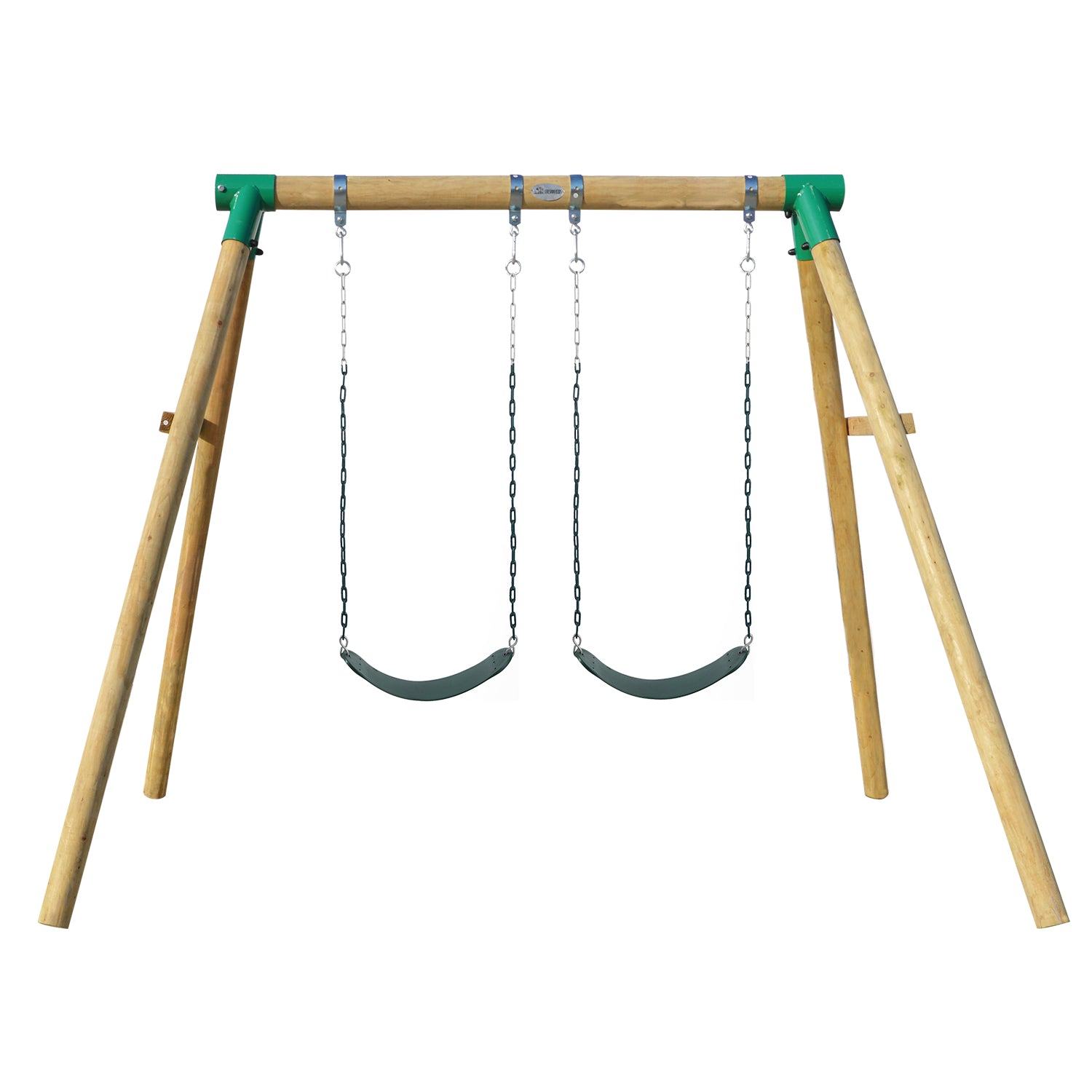 - Kids Amber 3 Double Belt Swing Set – Wooden Outdoor Swing Lifespan Kids Baby & Kids > Baby & Kid's Toys > Outdoor Play Equipment