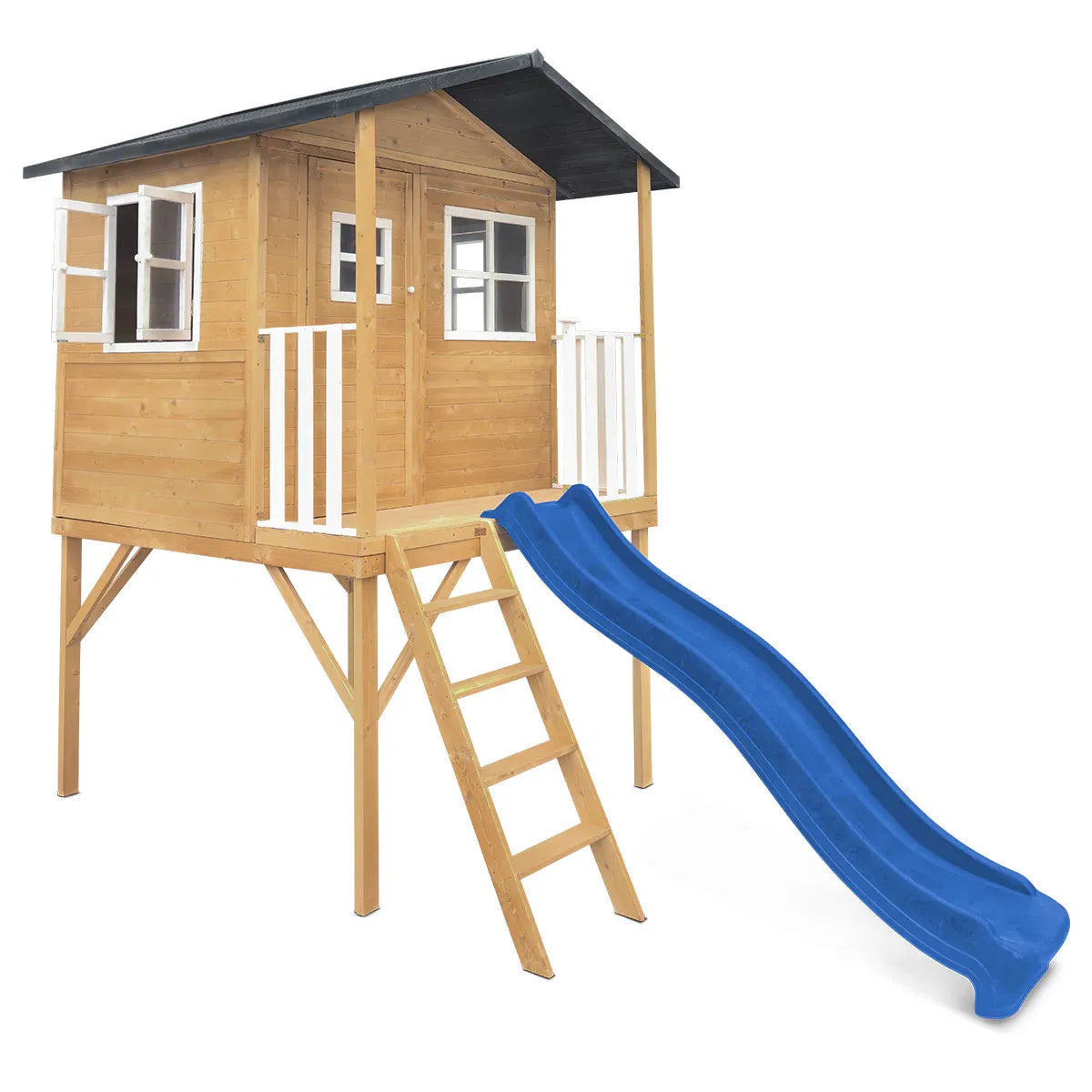 - Lifespan Kids Burleigh Cubby House with 2.2m Slide (Blue) Baby Stork Baby &amp; Kids > Baby &amp; Kid's Toys > Outdoor Play Equipment