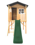 - Lifespan Kids Burleigh Wooden Cubby House with 2.2m Green Slide Lifespan Kids Baby & Kids > Baby & Kid's Toys > Outdoor Play Equipment