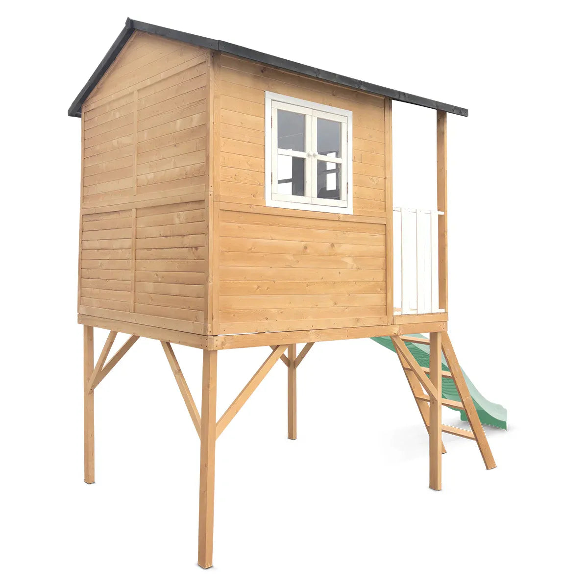 - Lifespan Kids Burleigh Wooden Cubby House with 2.2m Pastel Green Slide Lifespan Kids Baby &amp; Kids > Baby &amp; Kid's Toys > Outdoor Play Equipment