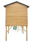 - Lifespan Kids Burleigh Wooden Cubby House with 2.2m Pastel Green Slide Lifespan Kids Baby & Kids > Baby & Kid's Toys > Outdoor Play Equipment