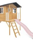 - Lifespan Kids Burleigh Wooden Cubby House with 2.2m Pastel Pink Slide Lifespan Kids Baby & Kids > Baby & Kid's Toys > Outdoor Play Equipment