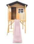 - Lifespan Kids Burleigh Wooden Cubby House with 2.2m Pastel Pink Slide Lifespan Kids Baby & Kids > Baby & Kid's Toys > Outdoor Play Equipment
