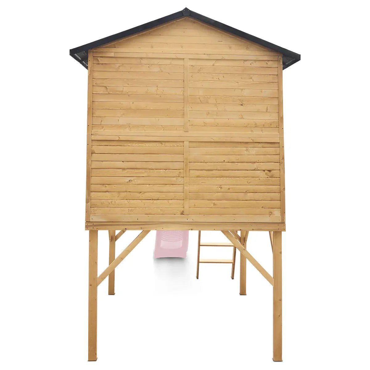 - Lifespan Kids Burleigh Wooden Cubby House with 2.2m Pastel Pink Slide Lifespan Kids Baby &amp; Kids > Baby &amp; Kid's Toys > Outdoor Play Equipment