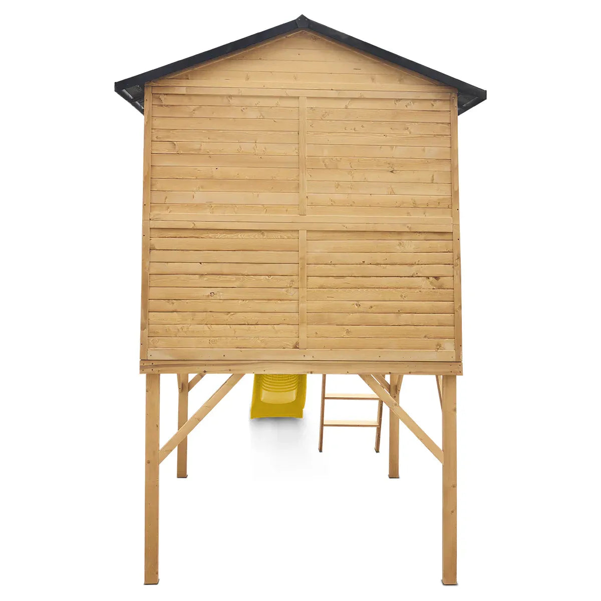 - Lifespan Kids Burleigh Wooden Cubby House with 2.2m Yellow Slide Lifespan Kids Baby &amp; Kids > Baby &amp; Kid's Toys > Outdoor Play Equipment