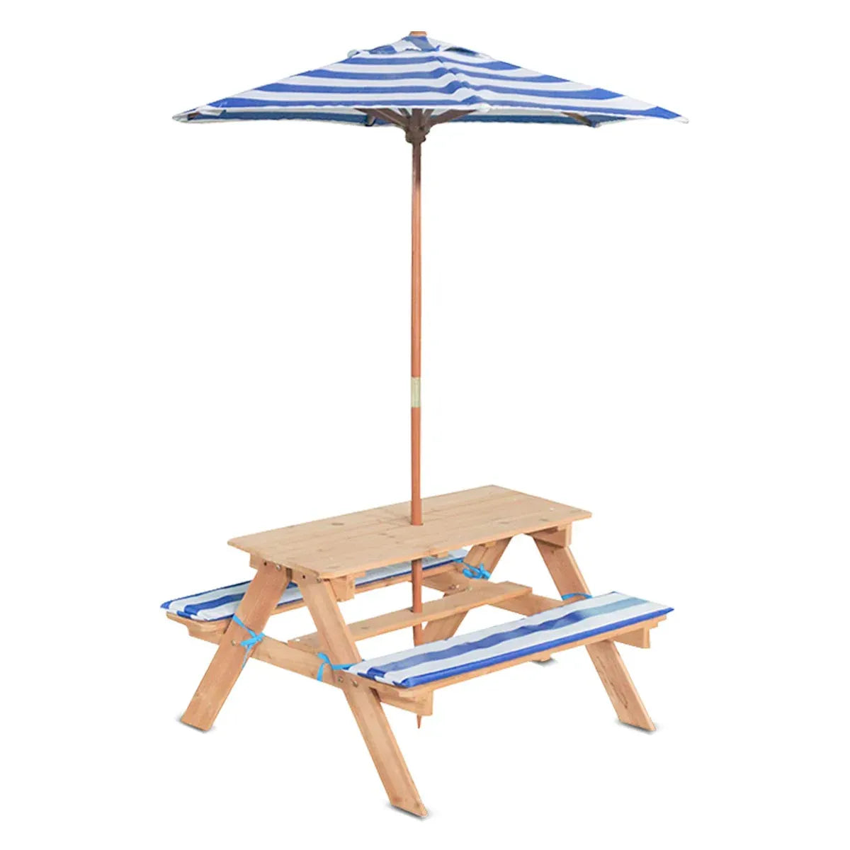 - Kids Sunset Wooden Picnic Table with Umbrella Lifespan Kids Baby &amp; Kids > Baby &amp; Kid's Toys > Outdoor Play Equipment