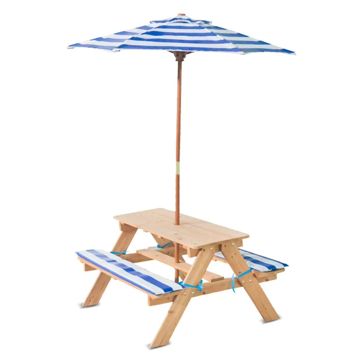 - Kids Sunset Wooden Picnic Table with Umbrella Lifespan Kids Baby &amp; Kids > Baby &amp; Kid's Toys > Outdoor Play Equipment