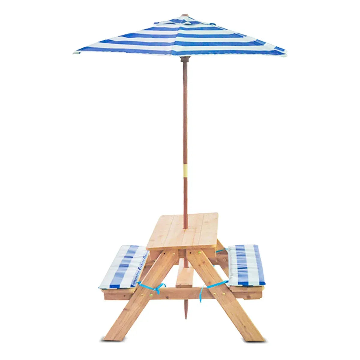 - Kids Sunset Wooden Picnic Table with Umbrella Lifespan Kids Baby &amp; Kids > Baby &amp; Kid's Toys > Outdoor Play Equipment