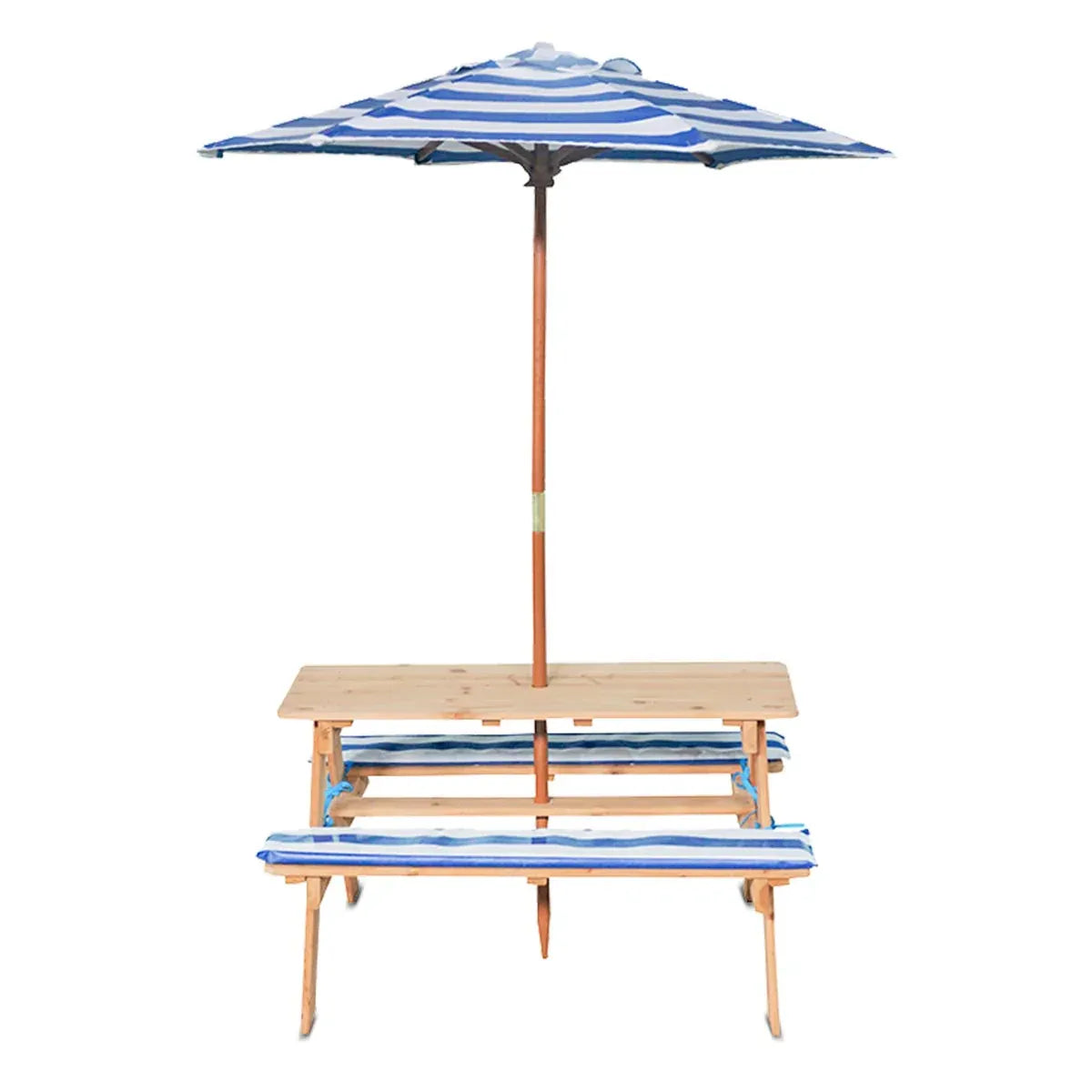 - Kids Sunset Wooden Picnic Table with Umbrella Lifespan Kids Baby &amp; Kids > Baby &amp; Kid's Toys > Outdoor Play Equipment