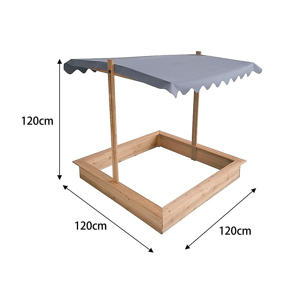 - Kids Wooden Toy Sandpit with Adjustable Canopy Baby Stork Baby &amp; Kids > Baby &amp; Kid's Toys > Activity Toys