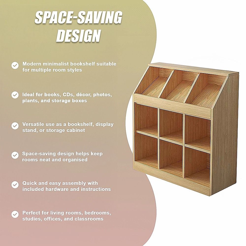 - Kids Bookcase &amp; Toy Storage Organiser - Light Oak Baby Stork Baby &amp; Kids > Kid's Furniture > Kid's Bookcases &amp; Shelves