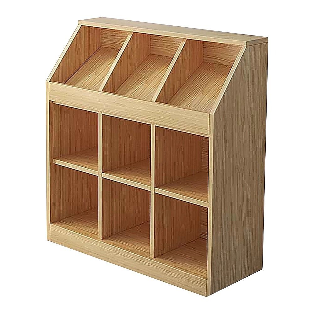 - Kids Bookcase &amp; Toy Storage Organiser - Light Oak Baby Stork Baby &amp; Kids > Kid's Furniture > Kid's Bookcases &amp; Shelves