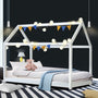 - Bed Frame Wooden Kids House Frame - White CASA | Elegant & Safe Design Artiss Baby & Kids > Kid's Furniture > Kid's Beds & Bed Frames