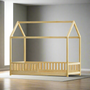 - Bed Frame Wooden Kids House Rock Frame - Wood | Stylish & Safe Design Artiss Baby & Kids > Kid's Furniture > Kid's Beds & Bed Frames