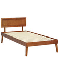 - Modern Single Bed Frame – Walnut Solid Pine Baby Stork Furniture > Bedroom > Beds & Bed Frames