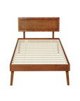 - Modern Single Bed Frame – Walnut Solid Pine Baby Stork Furniture > Bedroom > Beds & Bed Frames