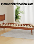 - Modern Single Bed Frame – Walnut Solid Pine Baby Stork Furniture > Bedroom > Beds & Bed Frames