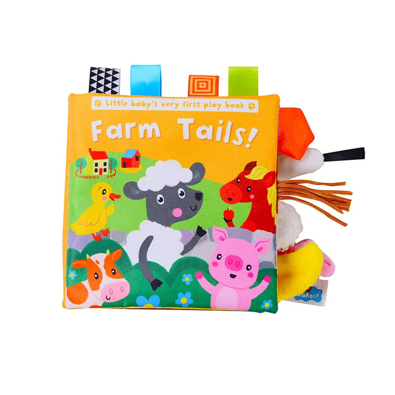 Interactive Baby Cloth Book Learn Animals Nature Baby Stork