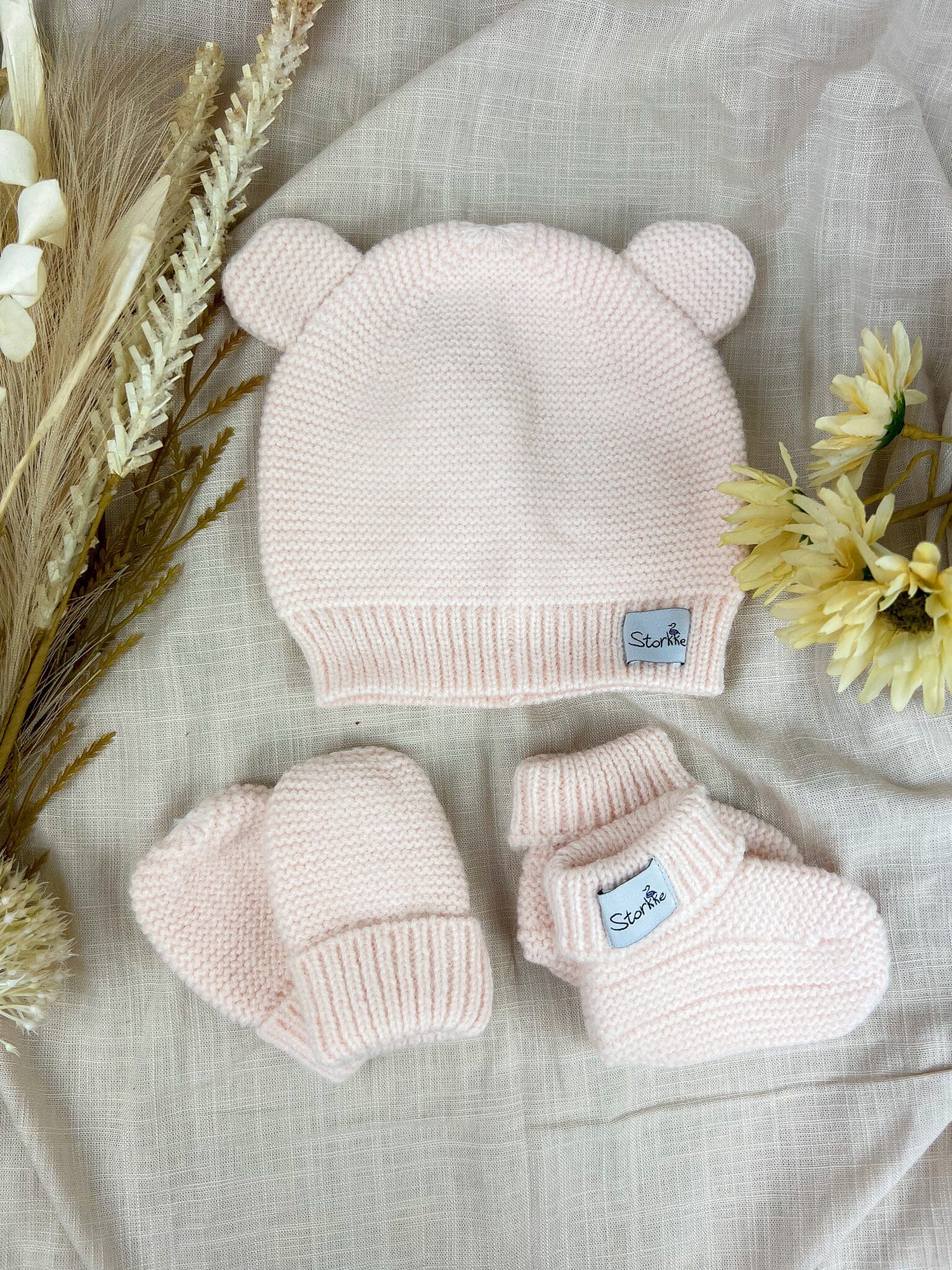 Beanie Gift Box Set Baby & Toddler Clothing Accessories Storkke Pink 