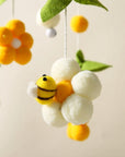 - Baby Bee Nursery Mobile with Plush Bees and Flowers Storkke