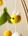 - Baby Bee Nursery Mobile with Plush Bees and Flowers Storkke