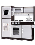 - Black & Grey Gourmet Paradise: Wooden Kitchen Play Set for Budding Chefs Keezi Baby & Kids > Kid's Furniture