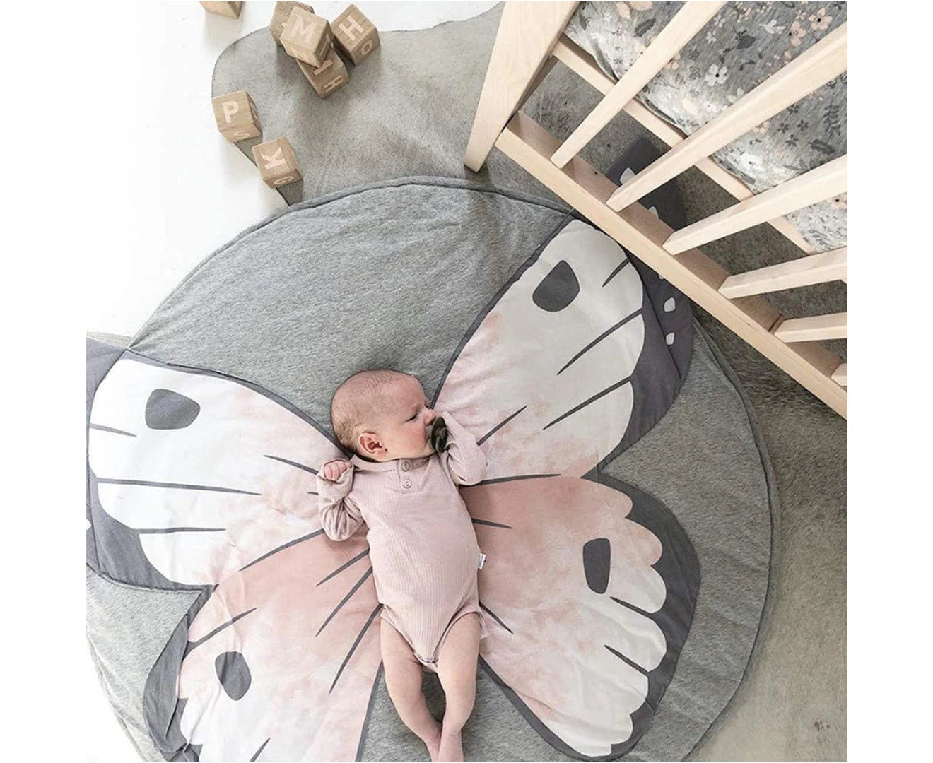 Butterfly Baby Play Mat Round Play Mat Baby Stork 