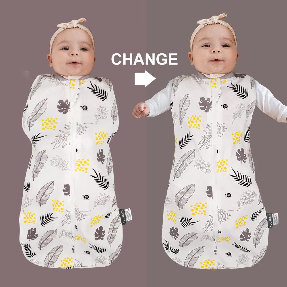 Convertible Cocoon Swaddle Sleeping Bag - 0.5 TOG Baby & Toddler Clothing Accessories Housbay 