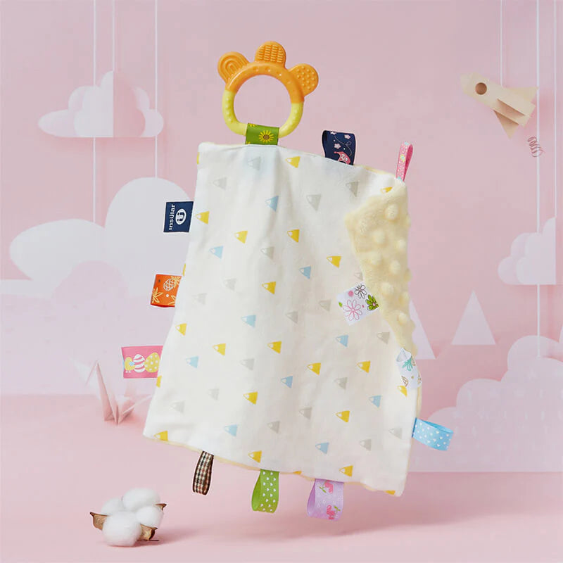 Cotton Taggie Baby Soothing Blanket with Teether Baby Soothers Storkke 