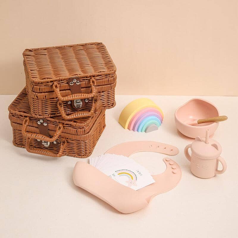 Deluxe gifting set - Pink Baby Gift Sets Storkke 