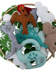 - Handmade Prehistoric Dinosaur Nursery Mobile - Premium Felt Decor Baby Stork Baby Mobile