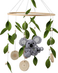 - Koala Nursery Mobile - Handmade Wool Felt Mobile Baby Stork Baby Mobile