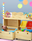 - Learning Station: 3-Tier Bookshelf & Toy Organiser Keezi Baby & Kids > Kid's Furniture