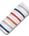 Muslin Swaddle - Stripes Swaddling & Receiving Blankets Storkke 