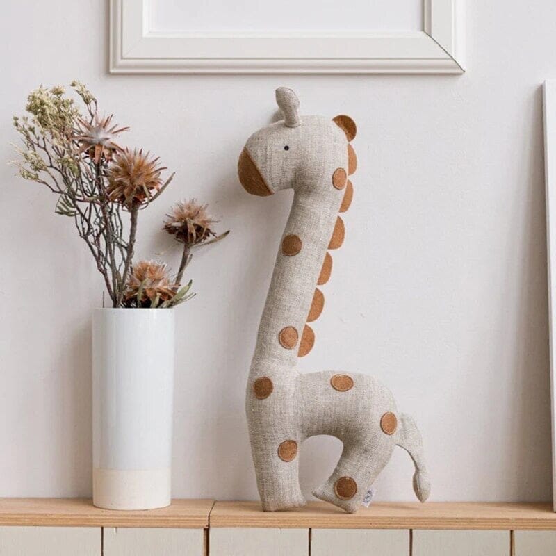 Nordic Inspired Giraffe Soft Toy Stuffed Animals Storkke 