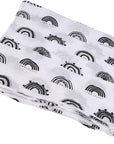 - Organic Cotton Swaddle - Rainbow Style 2 Baby Stork Swaddling & Receiving Blankets