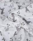Organic Cotton Swaddle - Zoo Swaddling & Receiving Blankets Storkke 