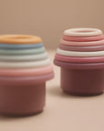 Silicone Stacker Cups - Multiple Colours