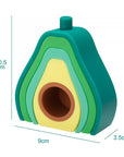 - Silicone Avocado Stacker - Educational Montessori Toy Storkke Sorting & Stacking Toys