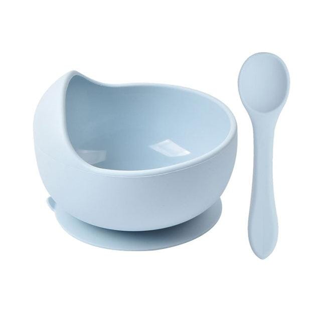 Silicone Bowl &amp; Spoon - Multiple Colours Baby &amp; Toddler Food Storkke 