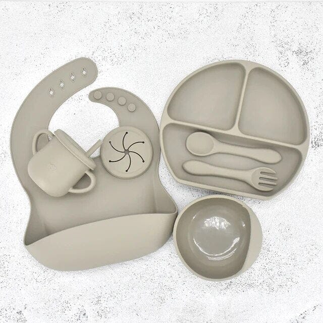 Silicone Feeding Set - Multiple Colours Baby &amp; Toddler Food Storkke 