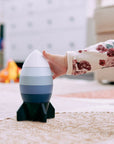 - Silicone Rocket Stacker - Blue Design for Skill Development Storkke Sorting & Stacking Toys